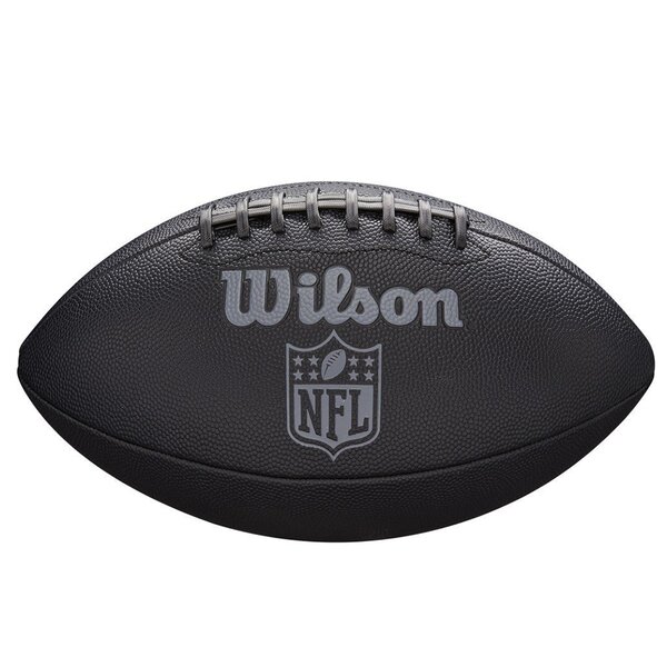 Wilson WTF1847 NFL Jet Black Composite Football Junior Size, Gre 7 - schwarz
