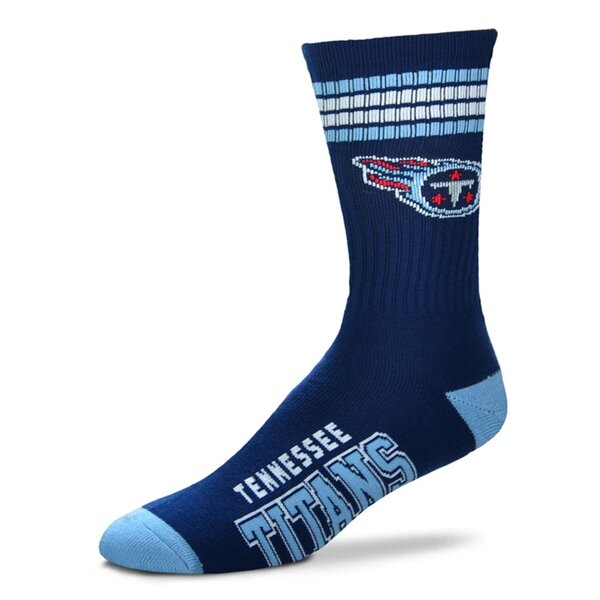 For Bare Feet NFL Tennessee Titans Sport Socken 4-Stripe...