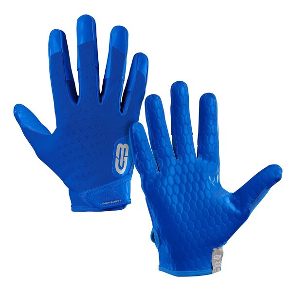 Grip Boost DNA American Football Receiver Handschuhe, Engineered Grip - royal blau Gr. XL