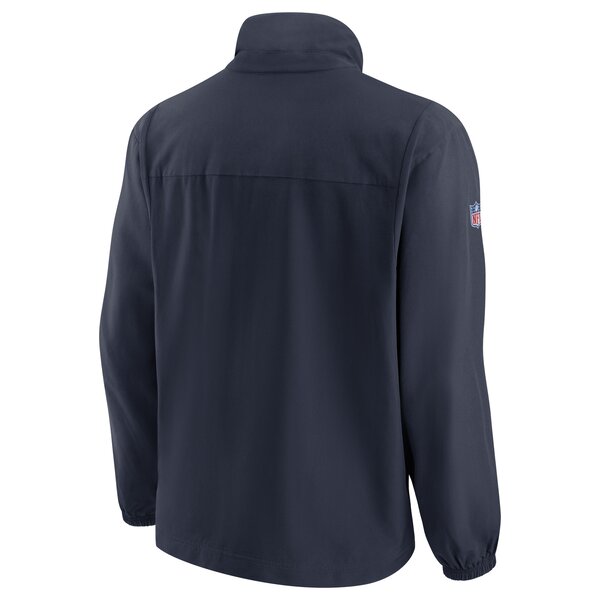 Nike NFL Woven FZ Jacket Chicago Bears, navy-orange - Gr. L