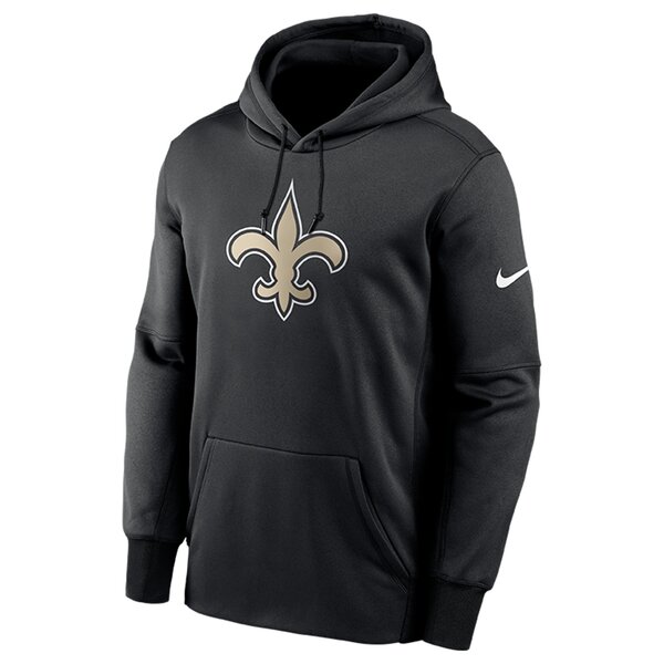 Nike NFL Prime Logo Therma Pullover Hoodie New Orleans Saints, schwarz - Gr. XL