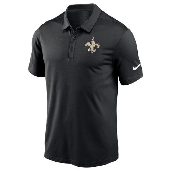 Nike NFL Team Logo Franchise Polo New Orleans Saints, schwarz