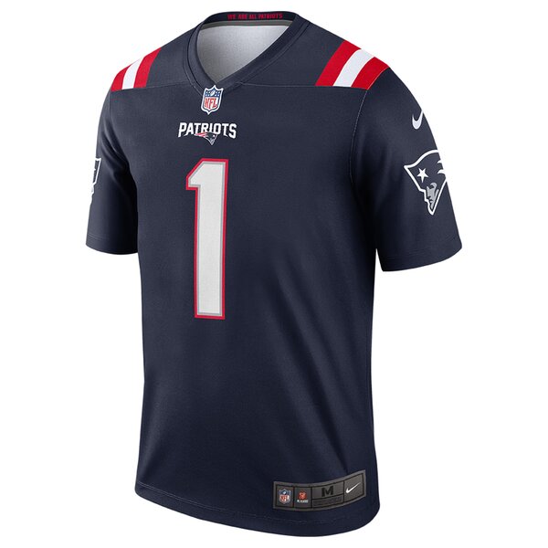 Nike NFL Legend Jersey New England Patriots #1 Cam Newton, navy