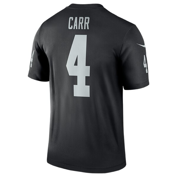 Nike NFL Legend Jersey Las Vegas Raiders #4 Derek Carr, schwarz - Gr. L