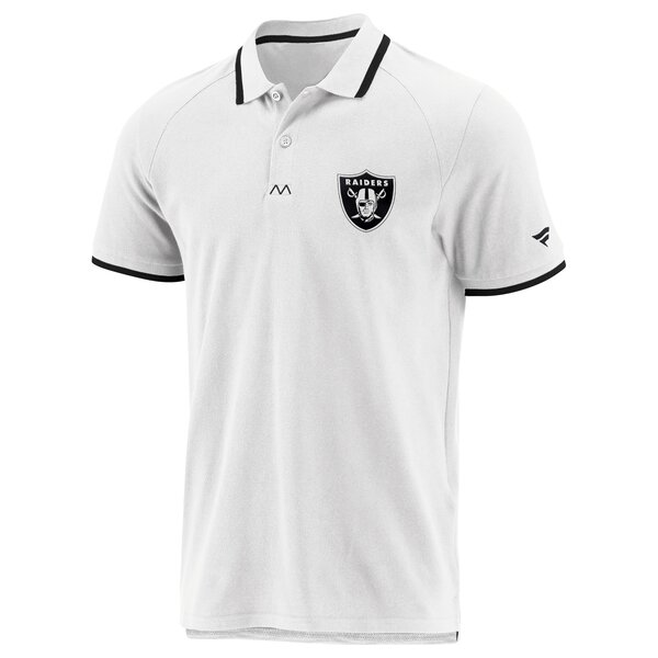 Fanatics NFL Enhanced Sport SS21 Polo Shirt Las Vegas Raiders, weiß
