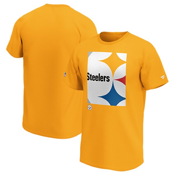 Fanatics NFL Reveal Graphic T-Shirt Pittsburgh Steelers, gelb - Gr. M