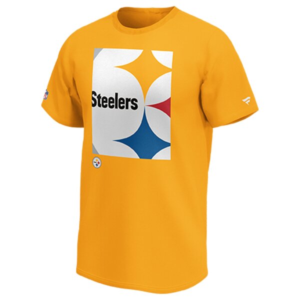 Fanatics NFL Reveal Graphic T-Shirt Pittsburgh Steelers, gelb - Gr. M