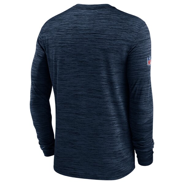 Nike NFL Velocity LS Sideline T-Shirt New England Patriots, navy - Gr. XL