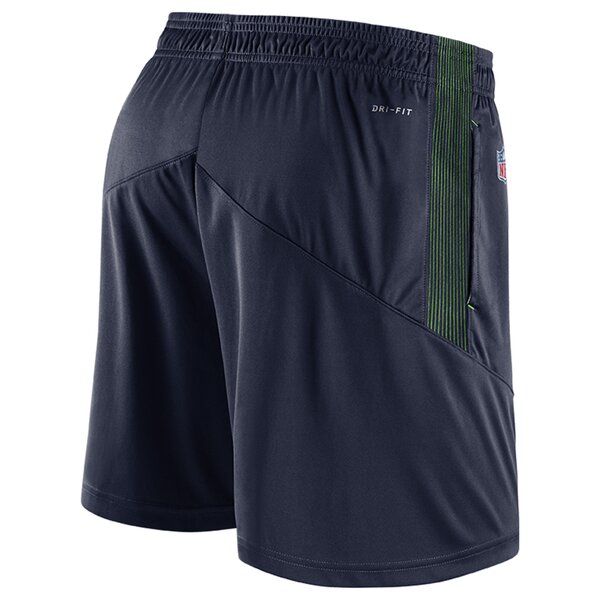 Nike NFL Dry Knit Short Seattle Seahawks, navy-grün - Gr. S