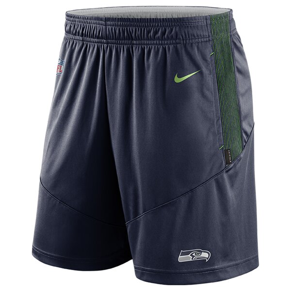 Nike NFL Dry Knit Short Seattle Seahawks, navy-grün - Gr. M