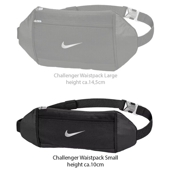 Nike Challenger Waistpack Gürteltasche, Hüfttasche - schwarz Gr. S