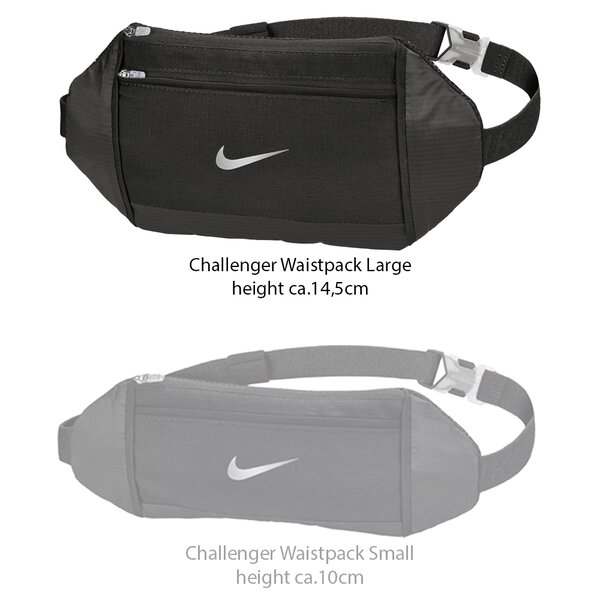 Nike Challenger Waistpack Gürteltasche, Hüfttasche - schwarz Gr. L
