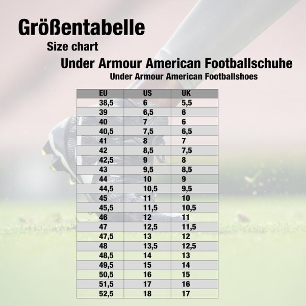 Under Armour Spotlight Franchise RM 2.0  All Terrain Footballschuhe - schwarz/wei 9.5 US