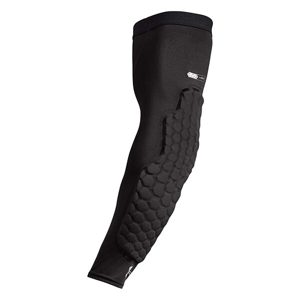 Under Armour Gameday Armour Pro Padded Forearm/Elbow Sleeve mit McDavid HEX-Pad - schwarz links M