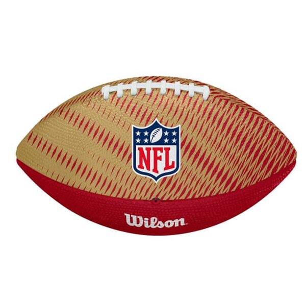 Wilson NFL Junior Tailgate San Francisco 49ers Logo Football