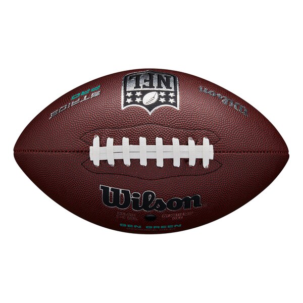 Wilson NFL Football Stride Pro Gen Green official size WF3007101XBOF, Size 9