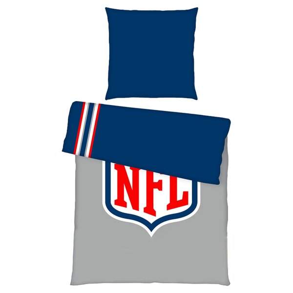 NFL Renforce Wendebettwäsche NFL Shield Logo - 135cm x...