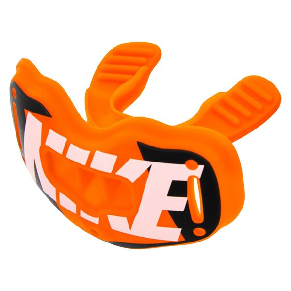 Nike Alpha Lip Protector Mouthguard + quick release Strap - orange-wei