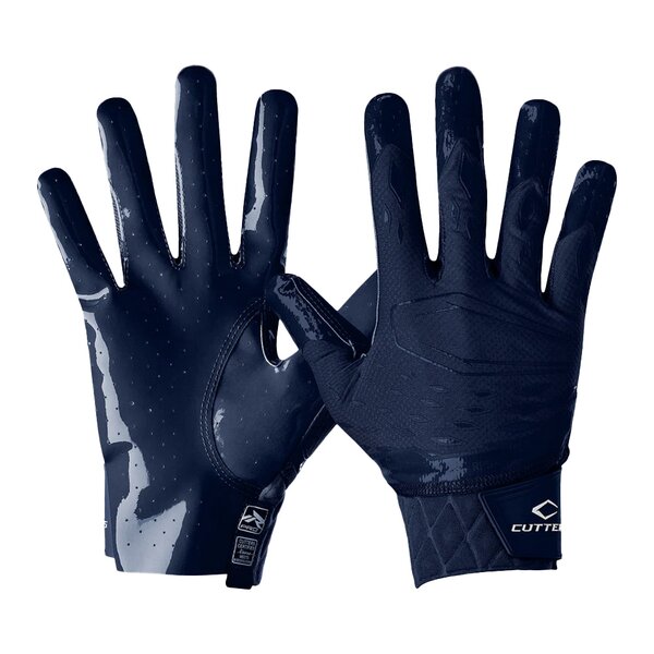 Cutters CG10440 Rev Pro 5.0 Receiver Gloves Solid - navy...