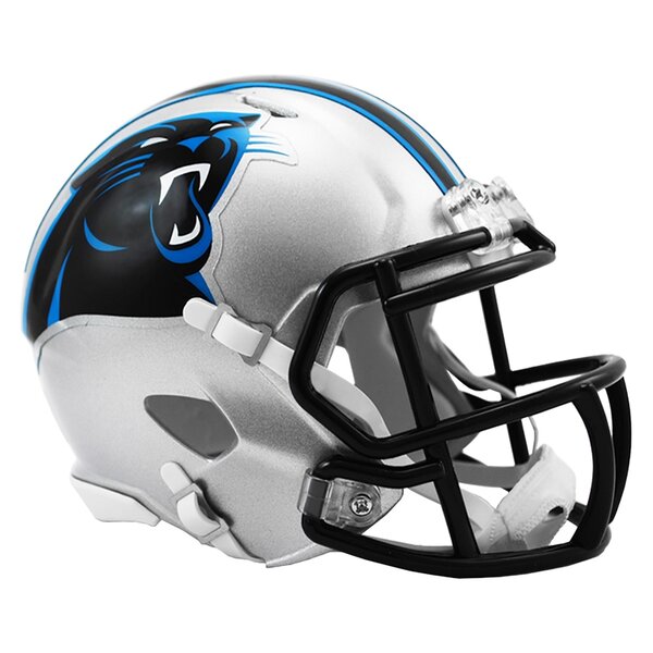 NFL AMP Team Carolina Panthers Riddell Speed Replica Mini Helm