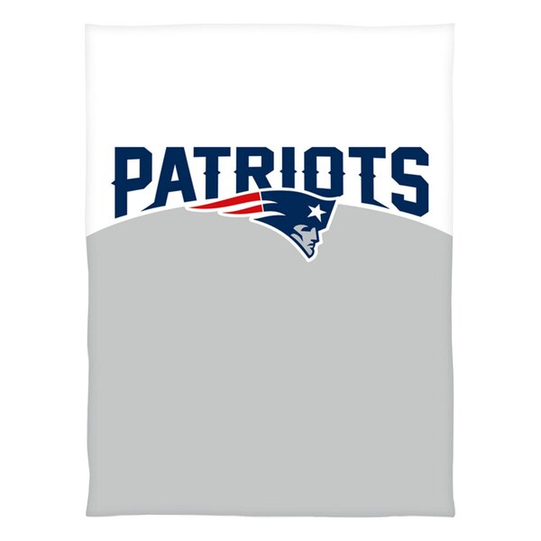 NFL Wellsoft-Flauschdecke 150cm x 200cm - New England Patriots Logo