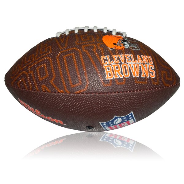 Cleveland Browns Wilson NFL Junior Logo Football