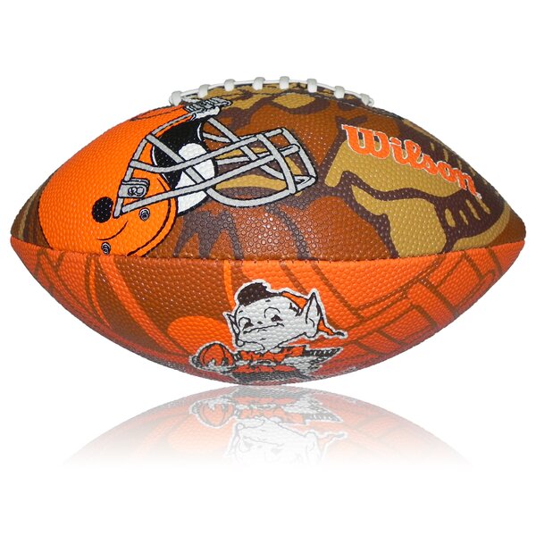 Cleveland Browns Wilson NFL Junior Logo Football