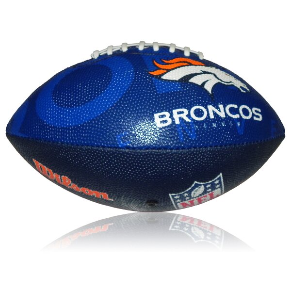 Denver Broncos Wilson NFL Junior Logo Football