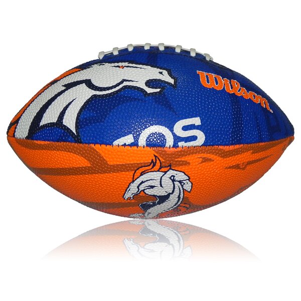 Denver Broncos Wilson NFL Junior Logo Football