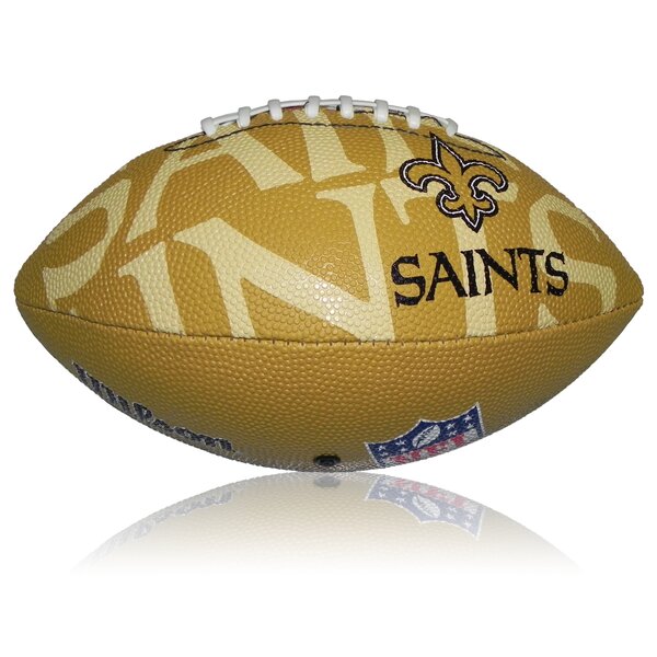 New Orleans Saints Wilson NFL Junior Logo Football