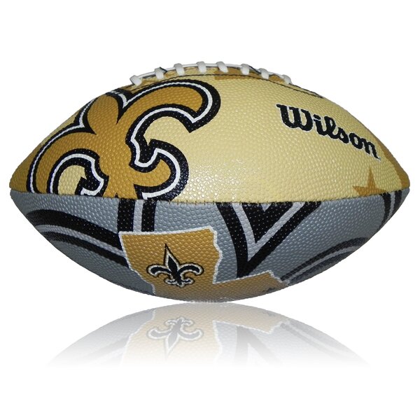 New Orleans Saints Wilson NFL Junior Logo Football