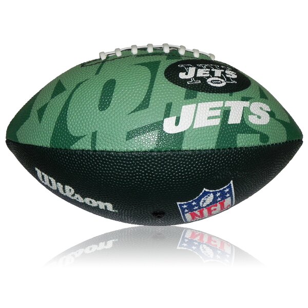 New York Jets Wilson NFL Junior Logo Football
