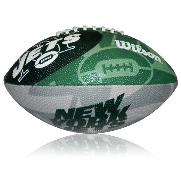 New York Jets Wilson NFL Junior Logo Football