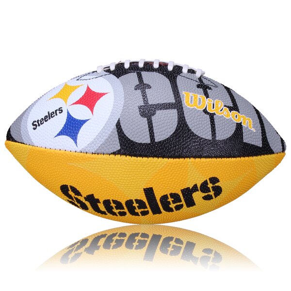 Pittsburgh Steelers Wilson NFL Junior Logo Football