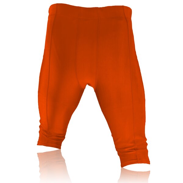 American Football Stretch Hosen, Gamepants - orange Gr. XS