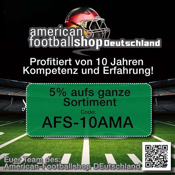 Elite American Football 7 Pad Unterziehhose - schwarz/grün Gr. M