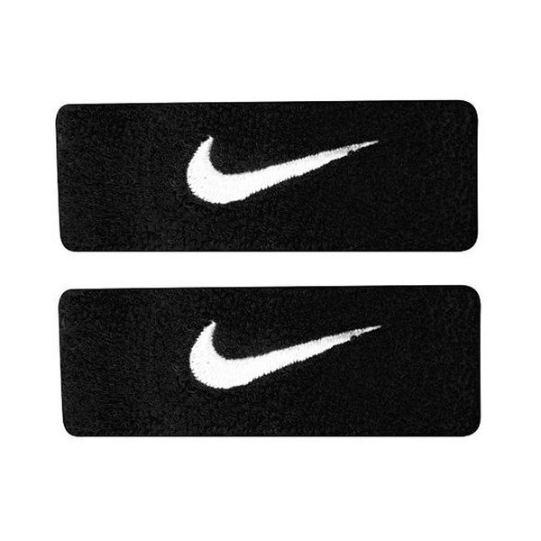 Nike Swoosh 4 cm breite Bicep Bands, 1 Paar - schwarz