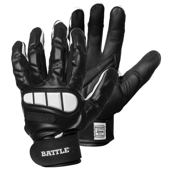 Lineman American Football Handschuhe - schwarz Gr. S