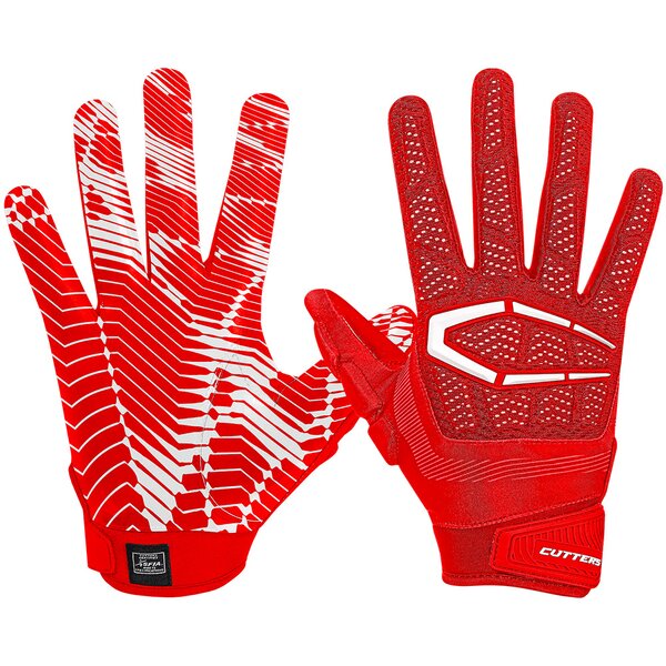 Leicht gepolsterte Multiposition Football Handschuhe Cutters S652 Gamer 3.0