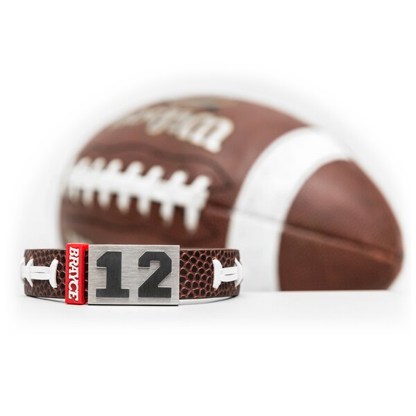 Brayce American Football Armband, wähle Deine Spielernummer - Länge 19 cm / Nummer 9