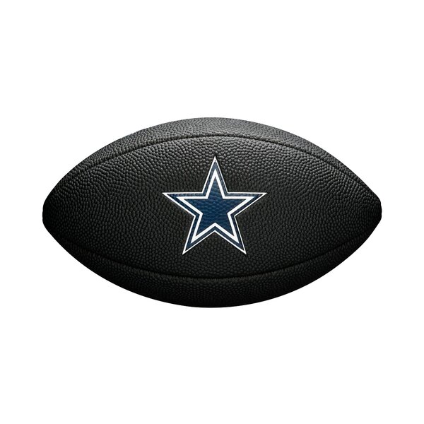 Schwarzer Mini Football Wilson NFL Dallas Cowboys Logo