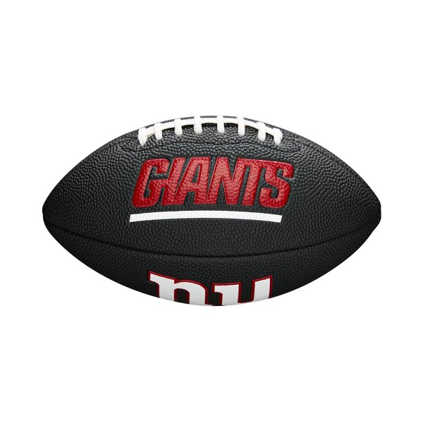Schwarzer Mini Football Wilson NFL New York Giants Logo