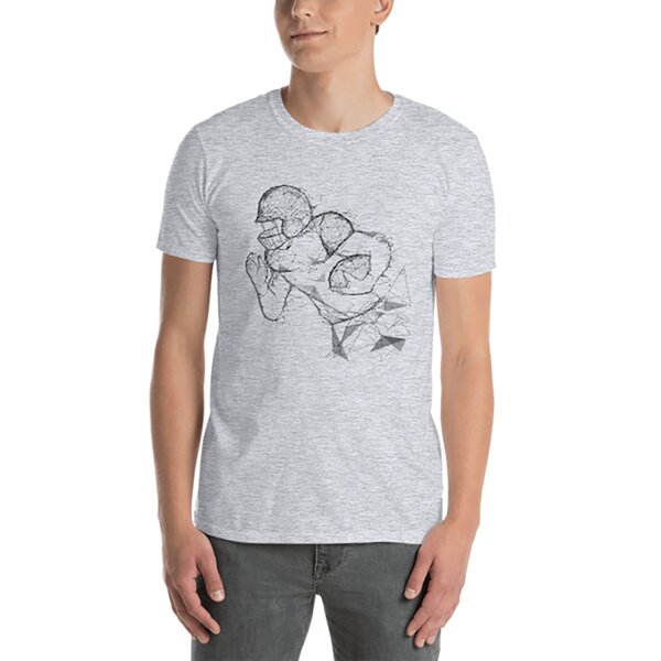 T-Shirt vectored player, American Football Fanshirt, P4