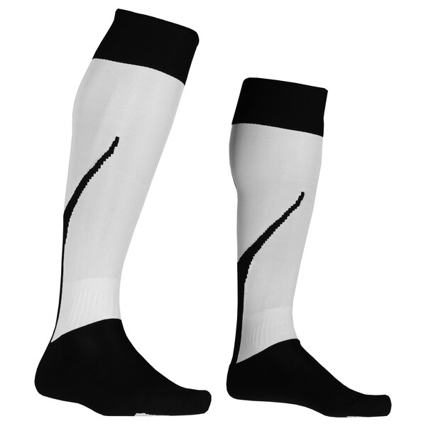 Knielange American Football Socken Horns - weiß/schwarz