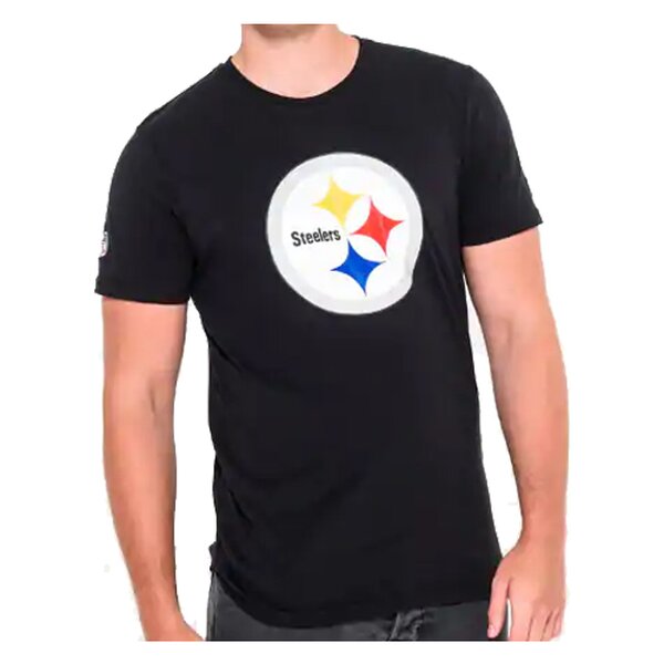 New Era NFL Team Logo T-Shirt Pittsburgh Steelers schwarz...