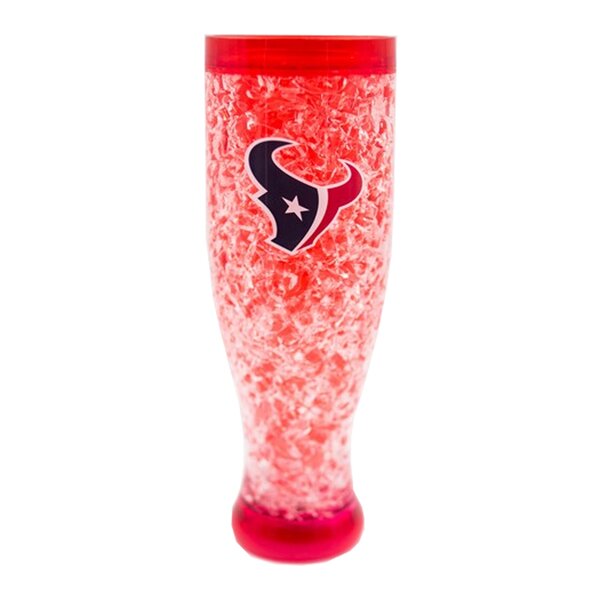 NFL Houston Texans Color Freezer Pilsner Bierglas