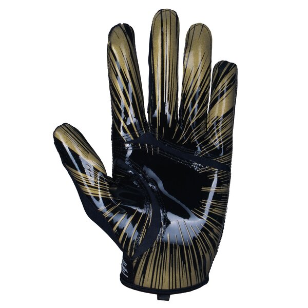 One size (M-XL) Wilson NFL Stretch Fit Receiver Handschuhe - gold
