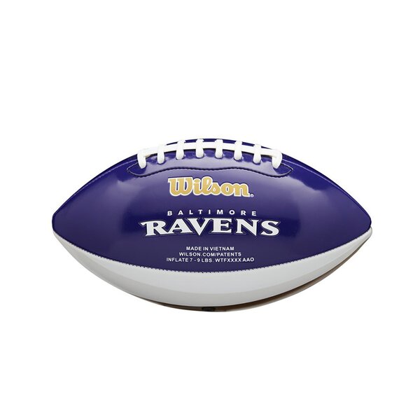 Wilson NFL Peewee Baltimore Ravens Logo Football