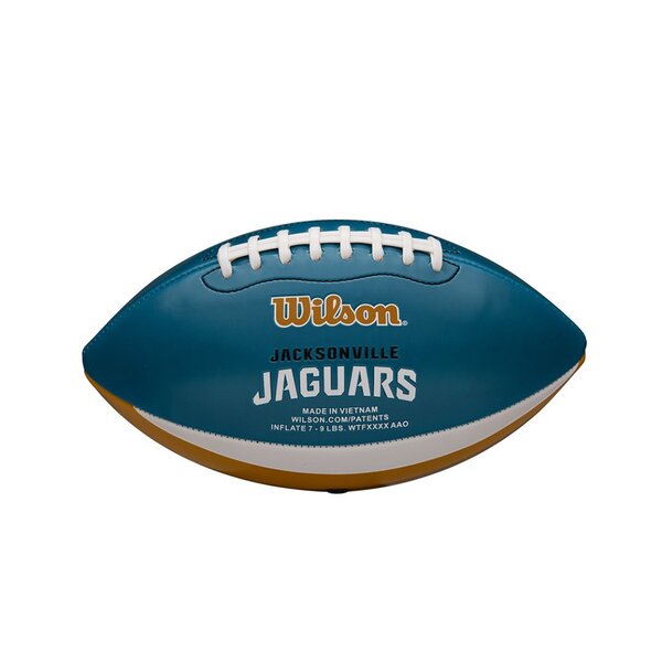 Wilson NFL Peewee Jacksonville Jaguars Logo Football