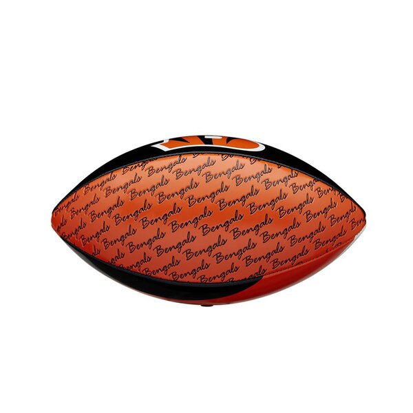 Wilson NFL Peewee Cincinnati Bengals Logo Football
